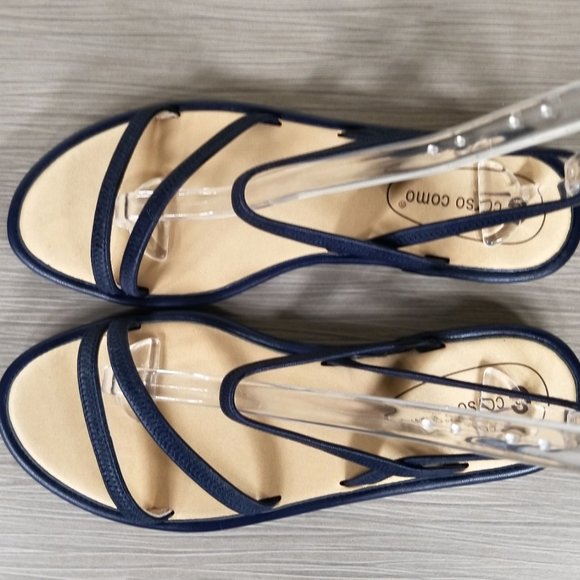 Corso Como Bakima Sandal, Navy, Womens Size 6 - Picture 8 of 10